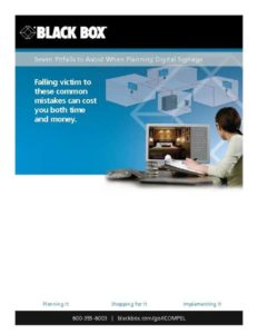 Read more about the article Seven Pitfalls to Avoid When Planning Digital Signage