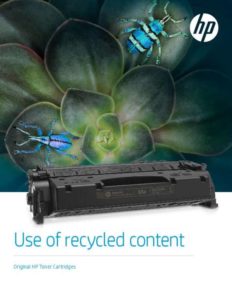 Read more about the article Use of recycled content—Original HP Toner Cartridges