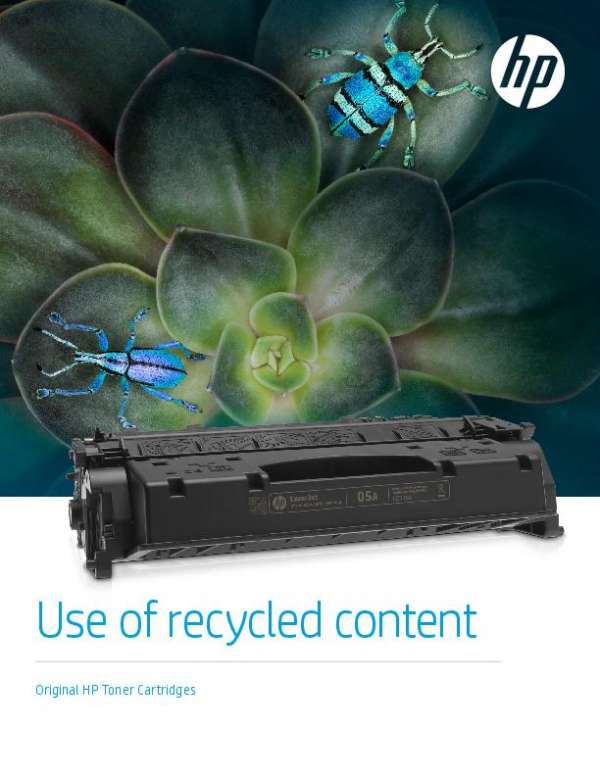 You are currently viewing Use of recycled content—Original HP Toner Cartridges