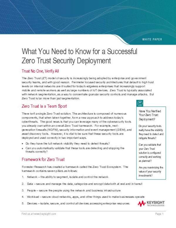 You are currently viewing What You Need to Know for a Successful Zero Trust Deployment