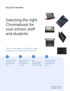 Read more about the article Selecting the right Chromebook for your school, staff and students