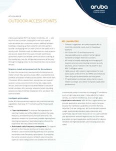 Read more about the article Outdoor Access Points