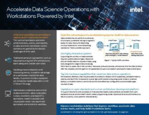 Read more about the article Accelerate Data Science Operations with Workstations Powered by Intel 