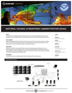 Read more about the article NOAA Advanced Video Wall and Collaboration System