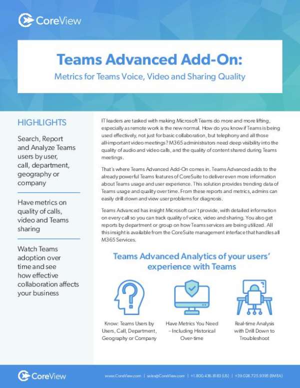 You are currently viewing Teams Advanced Add-On