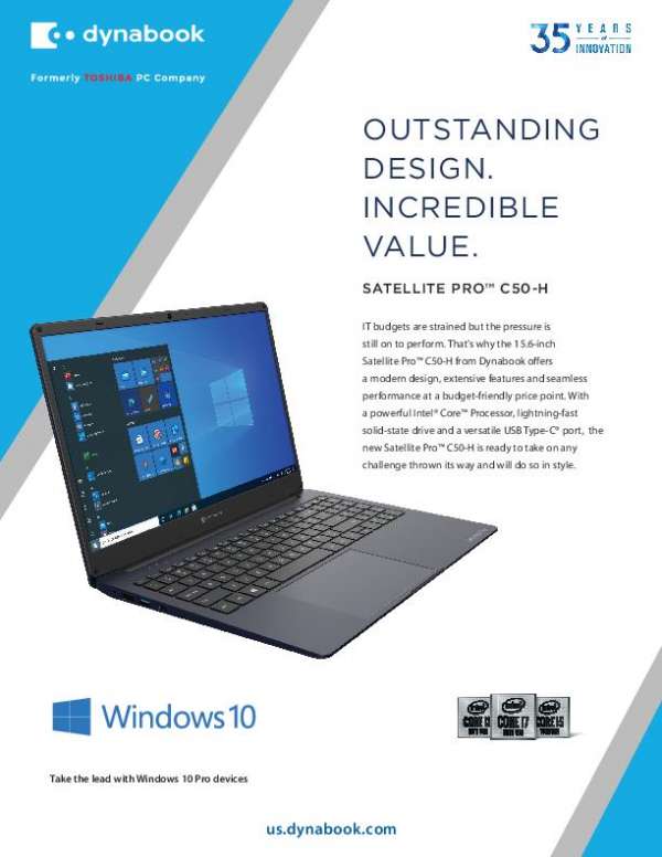 You are currently viewing Satellite C50-H Sales Sheet