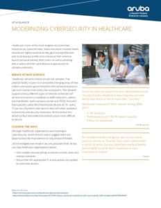Read more about the article Modernizing Cybersecurity in Healthcare