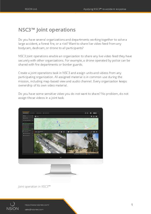 You are currently viewing NSC3 Joint Operations Solution Brief