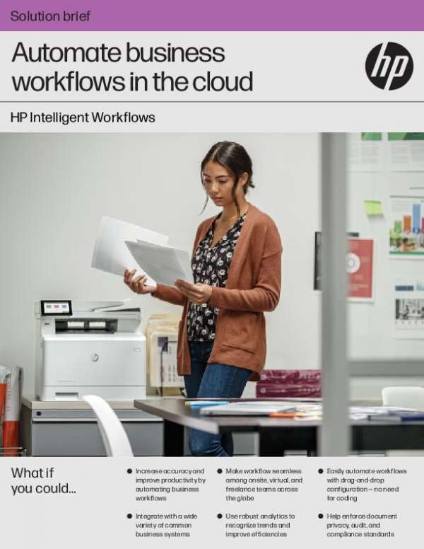 You are currently viewing HP Intelligent Workflows Solution Brief — Automate Business Workflows in the Cloud