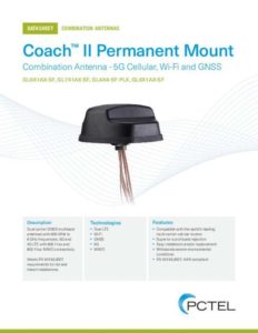 Read more about the article Coach™ II Permanent Mount Combination Antenna – 5G Cellular, Wi-Fi and GNSS