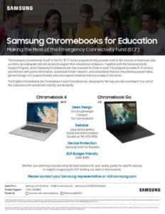 Read more about the article Samsung Chromebooks for Education