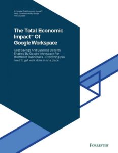 Read more about the article The Total Economic ImpactTM of Google Workspace
