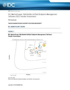 Read more about the article IDC MarketScape: Worldwide Endpoint Management Software 2022 Vendor Assessment