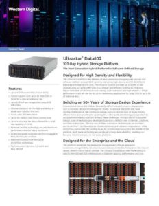 Read more about the article Ultrastar® Data102 – 102-Bay Hybrid Storage Platform