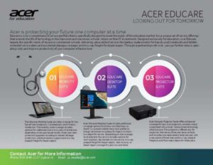 Read more about the article Acer Educare: Looking Out for Tomorrow