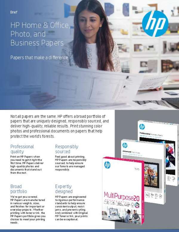 You are currently viewing HP Home & Office, Photo, and Business Papers