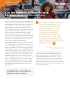 Read more about the article K-12 Networks for Student Success