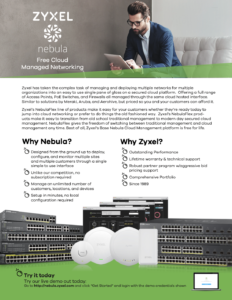 Read more about the article Zyxel Nebula Free Cloud Managed Networking