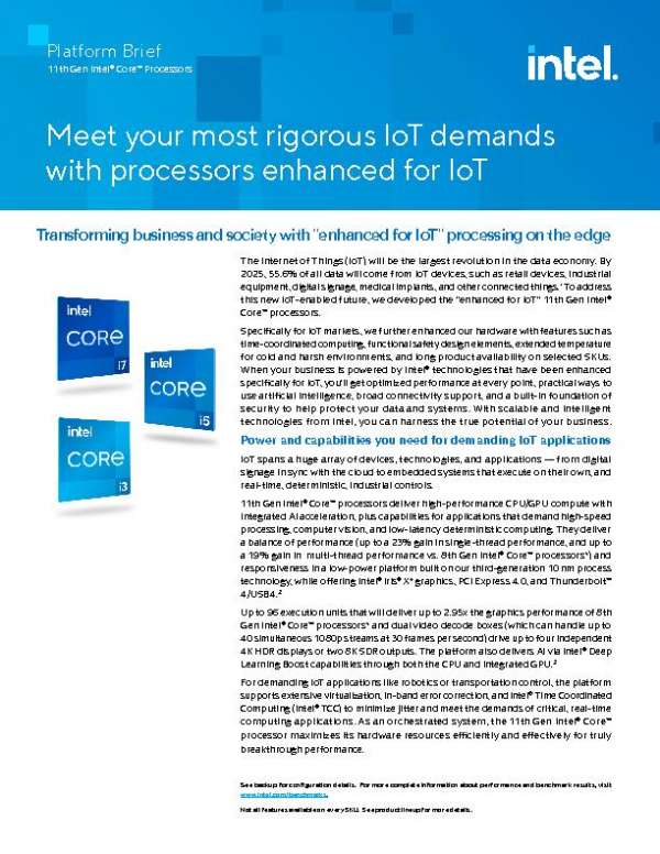 You are currently viewing Meet your most rigorous IoT demands with processors enhanced for IoT 