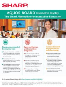 Read more about the article Aquos Board Interactive Display: The Smart Alternative for Interactive Education