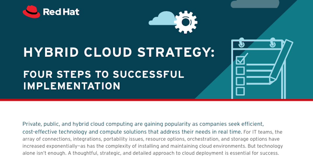 You are currently viewing  Hybrid Cloud Strategy Checklist