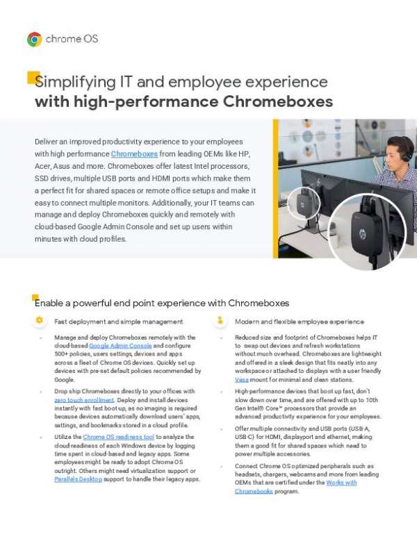 You are currently viewing Simplifying IT and Employee Experience with High-Performance Chromeboxes