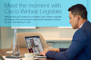 Read more about the article Meet the moment with Cisco Webex Legislate