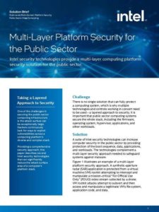 Read more about the article Multi-Layer Platform Security for the Public Sector