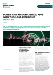 Read more about the article Power Your Mission-Critical Apps with the Cloud Experience
