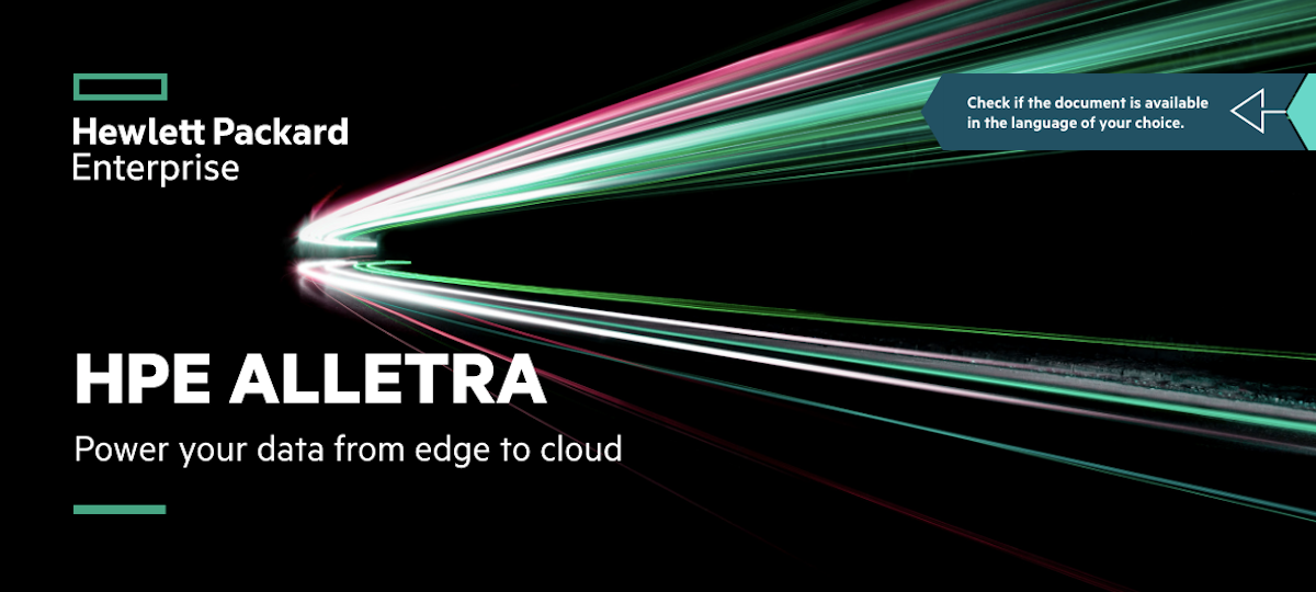 You are currently viewing HPE Alletra – Power your data from edge to cloud
