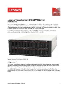Read more about the article  Lenovo ThinkSystem SR860 V2 Server