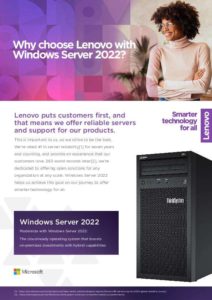 Read more about the article Why Choose Lenovo With Windows Server 2022?