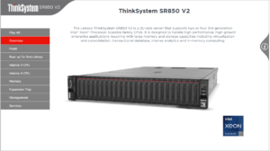 Read more about the article Lenovo ThinkSystem SR850 V2 3D Tour