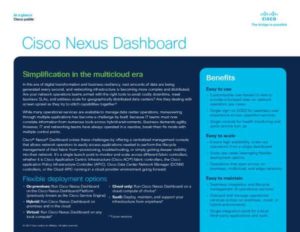 Read more about the article Cisco Nexus Dashboard