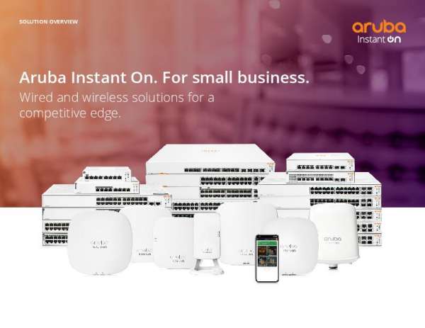 You are currently viewing Aruba Instant On. For Small Business.
