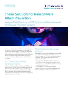 Read more about the article Thales Solutions for Ransomware Attack Prevention