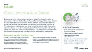 Read more about the article Cisco Umbrella At a Glance