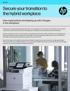 Read more about the article Secure Your Transition to the Hybrid Workplace