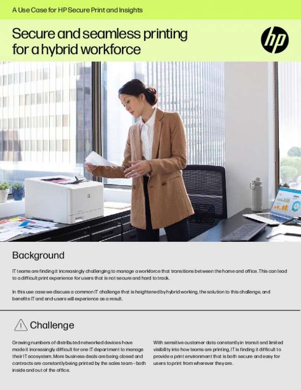 You are currently viewing Secure and seamless printing for a hybrid workforce