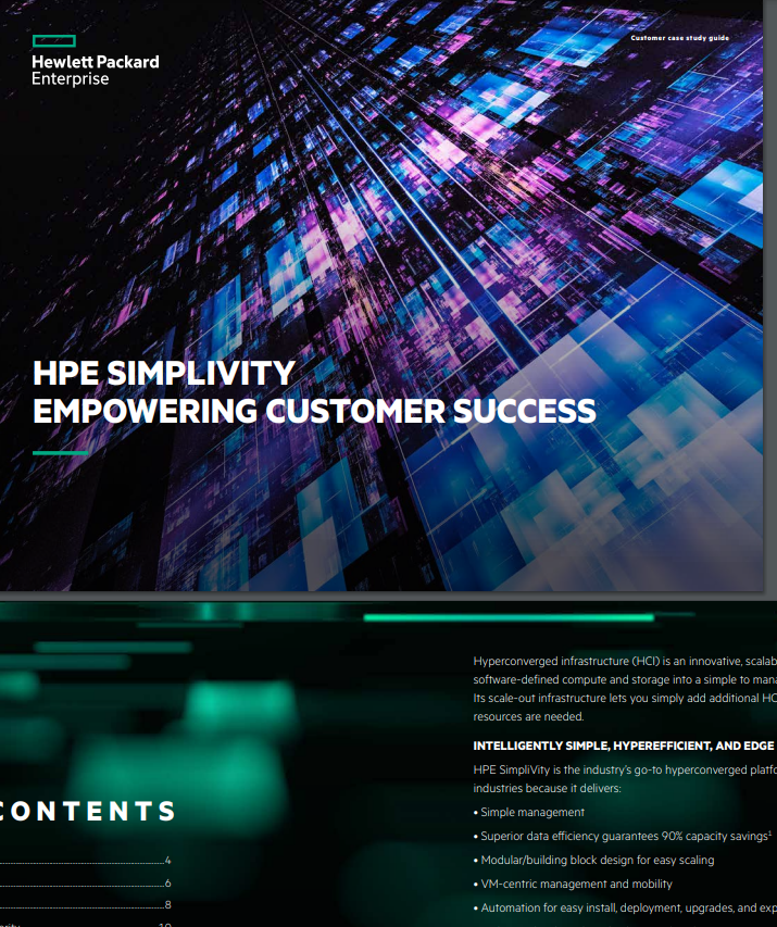 You are currently viewing HPE SimpliVity – Empowering Customer Success