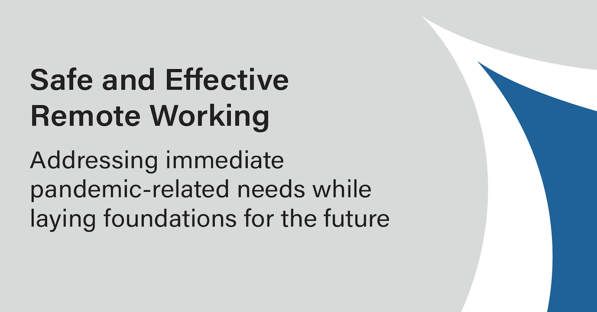 You are currently viewing Safe and Effective Remote Working