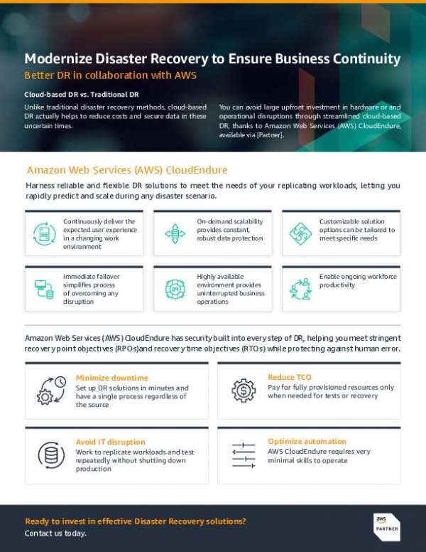 You are currently viewing Modernize Disaster Recovery to Ensure Business Continuity