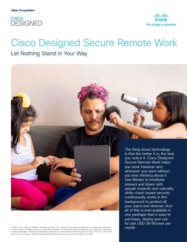 You are currently viewing  Cisco Designed Secure Remote Work