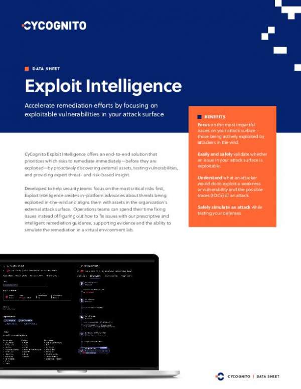 You are currently viewing Exploit Intelligence