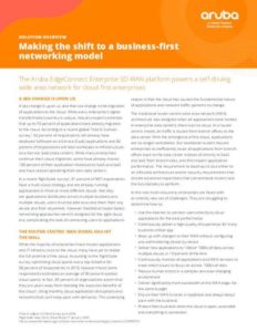 Read more about the article Making the Shift to a Business-First Networking Model
