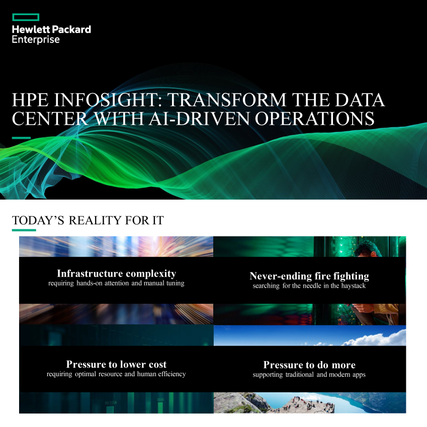 You are currently viewing HPE InfoSight: Transform the Data Center with AI-Driven Operations