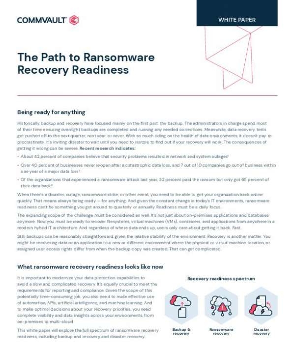You are currently viewing The path to ransomware recovery