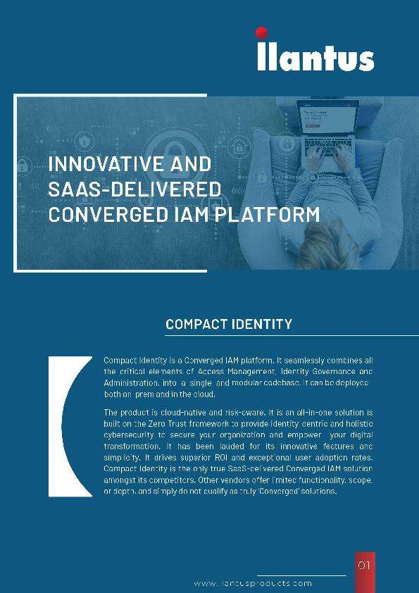 You are currently viewing Innovative SaaS-Delivered Converged IAM Platform