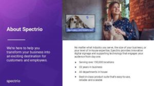Read more about the article Spectrio Digital Signage
