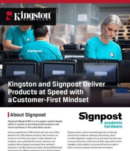 Read more about the article Kingston and Signpost Deliver Products at Speed with a Customer-First Mindset